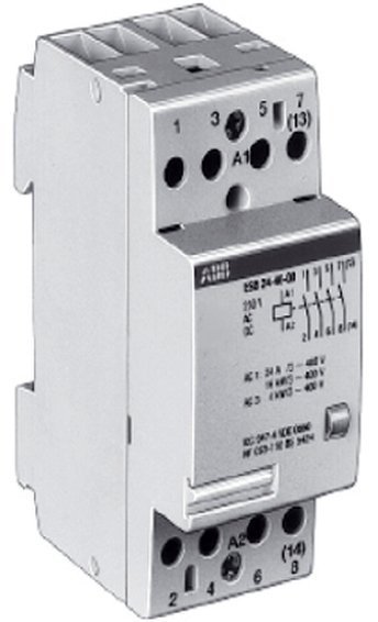 Модульный контактор ABB ESB24 4НО 24А 220В AC/DC, GHE3291102R0006 в Екатеринбурге