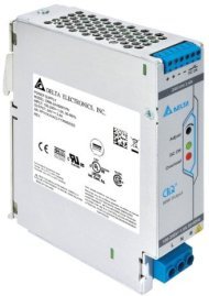DRM-24V480W1PN Блок питания 1х220В AC или 88-375В DC, Uвых = 24В, I нагрузки макс = 20А, 480Вт, метал. корпус, буст до 7 сек, функ. APB, реле, LED