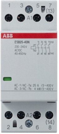 Модульный контактор ABB ESB25 4НО 25А 230В AC/DC, 1SAE231111R0640