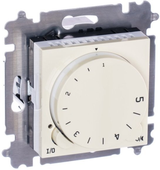 Терморегулятор с поворотной ручкой ABB LEVIT, скрытый монтаж, слоновая кость / белый, 2CHH920003A6017 в Екатеринбурге