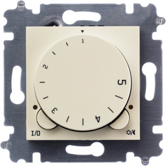 Терморегулятор с поворотной ручкой ABB LEVIT, скрытый монтаж, слоновая кость / белый, 2CHH920003A6017 в Екатеринбурге