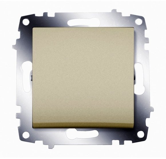 Выключатель 1-клавишный ABB COSMO, скрытый монтаж, титан, 619-011400-200 в Екатеринбурге