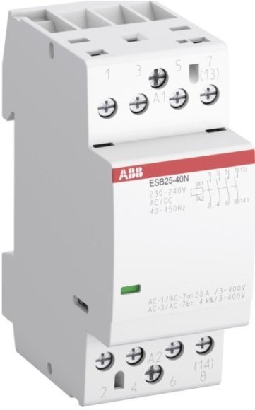 Модульный контактор ABB ESB-N 1НО+3НЗ 25А 230.240В AC/DC, 1SAE231111R0613 в Екатеринбурге