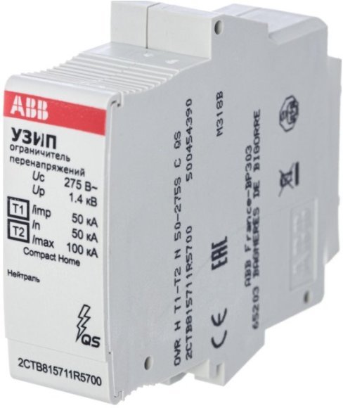 УЗИП OVR H T1-T2 N 50-275s C QS картридж, 2CTB815711R5700 в Екатеринбурге