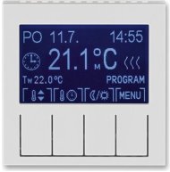 Терморегулятор универсальный программируемый ABB LEVIT, с дисплеем, серый / белый, 2CHH911031A4016