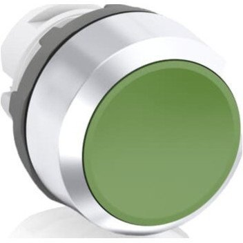 Кнопка MP1-30G зеленая (только корпус) без подсветки без фиксации, 1SFA611100R3002 в Екатеринбурге