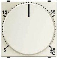 Термостат для теплого пола ABB ZENIT, с датчиком, скрытый монтаж, альпийский белый, 2CLA224030N1101