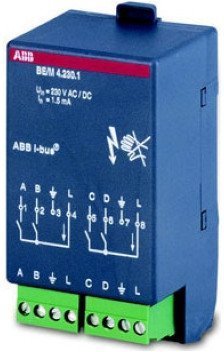 BE/M4.24.1 Модуль бинарный вход 4-канальный, 12/24В, 2CDG110006R0011 в Екатеринбурге