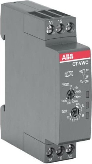 Реле времени CT-VWC.12 компактное (импульс при включ.) 24-48B DC, 24-240B AC (7 диапазонов времени 0,05с...100ч) 1ПК, 1SVR508130R0000 в Екатеринбурге
