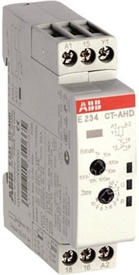 Реле времени CT-AHD.12 модульное (задержка на отключ.) 24-48B DC, 24- 240B AC (7 временных диапазонов 0,05с...100ч) 1ПК, 1SVR500110R0000 в Екатеринбурге