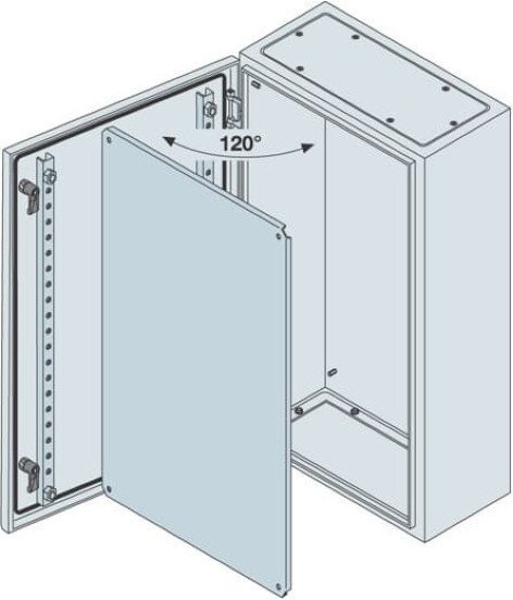 SR Корпус шкафа с монт.платой 1000х600х250мм ВхШхГ, SRN10625K в Екатеринбурге