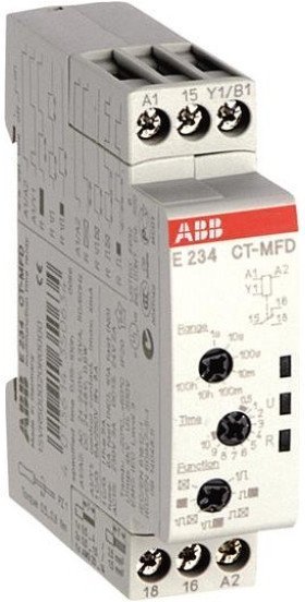 Реле времени CT-MFD.12 модульное многофункц. (7 функций ) 24-48B DC, 24- 240B AC (7 временных диапазонов 0,05с...100ч) 1ПК, 1SVR500020R0000 в Екатеринбурге