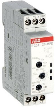 Реле времени CT-MFD.21 модульное многофункц. (7 функций) 12-240В AC/DC (7временных диапазонов 0,05с...100ч) 2ПК, 1SVR500020R1100