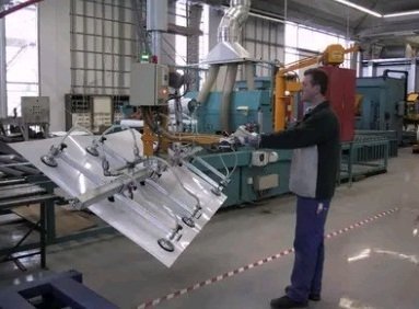 Вакуумная грузозахватная траверса г/п до 10 тонн, поворот груза на 90° в Екатеринбурге