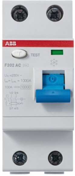 Выкл.диф.тока 2мод. F202 AC-16/0,01, 2CSF202001R0160 в Екатеринбурге