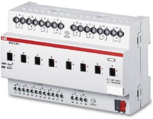 SD/S8.16.1 Светорегулятор ЭПРА 1-10В, 8-канальный, 16А, 2CDG110081R0011 в Екатеринбурге
