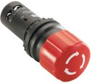 Кнопка CE3T-10R-20 аварийного останова с фиксацией 2НО отпускани евытягиванием 30мм, 1SFA619500R1021