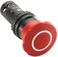 Кнопка CE4P-10R-11 аварийного останова с фиксацией 1НО1НЗ отпуск ание вытягиванием 40мм, 1SFA619551R1071