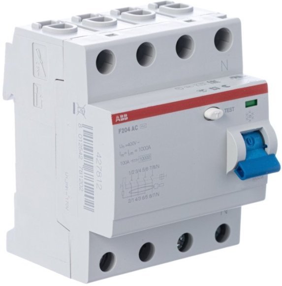 Выкл.диф.тока 4мод. F204 AC-63/0,3, 2CSF204001R3630 в Екатеринбурге
