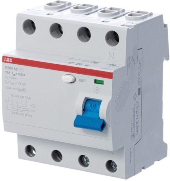 Выкл.диф.тока 4мод. F204 AC-63/0,3, 2CSF204001R3630 в Екатеринбурге