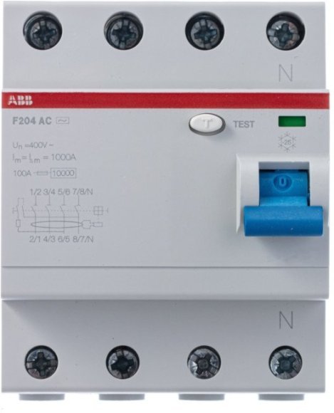 Выкл.диф.тока 4мод. F204 AC-63/0,3, 2CSF204001R3630 в Екатеринбурге