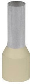 Наконечник каб. 2FER10012P-G, медь лужен./полипропилен, втулка, двойной, светло-желтый, 2х10мм2, 12мм, 100 шт. в пачке, 7TCA301140R0353