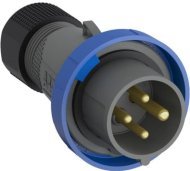 Вилка кабельная Easy&Safe 316EP9W, 16А, 3P+E, IP67, 9ч, 2CMA101082R1000