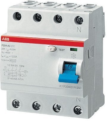 Выкл.диф.тока 4мод. F204 A-40/0,03, 2CSF204101R1400 в Екатеринбурге