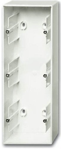 Future Коробка для открытого монтажа, 3 поста, белый бархат, 2CKA001799A0955 в Екатеринбурге