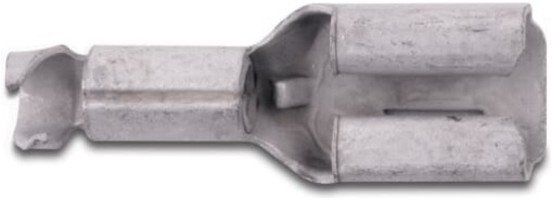 Наконечник каб. 2FER1014P-D, медь лужен./полипропилен, втулка, двойной, красный, 2x1мм2, 14мм, 500 шт. в пачке, 7TCA301140R0367 в Екатеринбурге