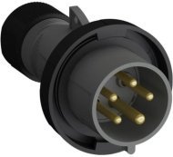 Вилка кабельная Easy&Safe 416EP7W, 16А, 3P+N+E, IP67, 7ч, 2CMA101090R1000