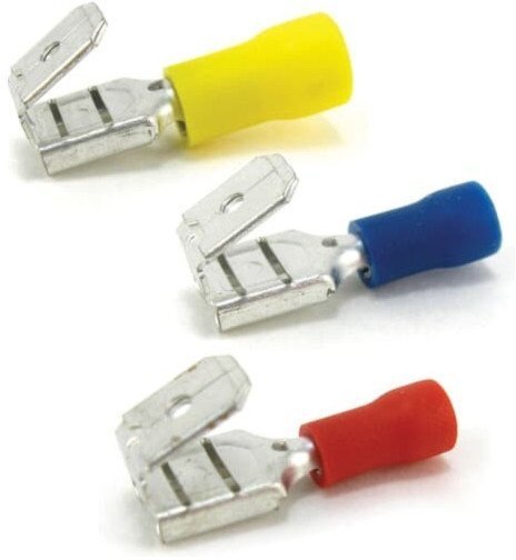 Наконечник каб. 2FER1018P-F, медь лужен./полипропилен, втулка, двойной, красный, 2x1мм2, 18мм, 500 шт. в пачке, 7TCA301140R0385 в Екатеринбурге