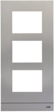 Рамка станции вызова, размер 1/3, серебристый, 2TMA070130A0013