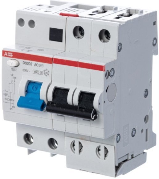 Дифавтомат ABB DS200 2P 10А (B) 6 кА, 30 мА (AC), 2CSR252001R1105 в Екатеринбурге