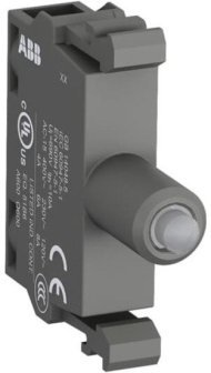 Патрон MLBL-04AW со встроенным светодиодом белый 110-130В AC с защитой от наводок, 1SFA611621R3045