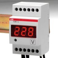 Вольтметр щитовой ABB ELC 600В AC/DC, цифровой, кл.т. 0,5, 2CSM110000R1011