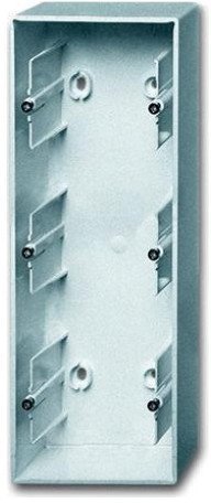 Коробка для открытого монтажа, 3 поста, серия future, цвет серебристо-алюминиевый, 2CKA001799A0917 в Екатеринбурге