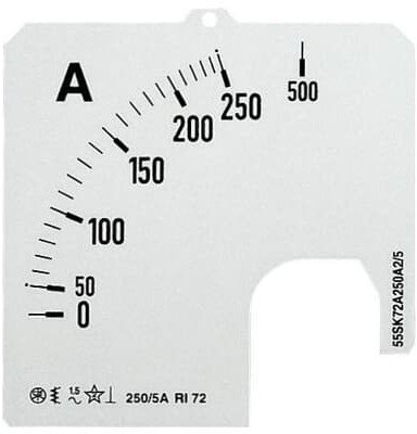 Шкала для амперметра SCL-A1-50/72, 2CSG112149R5011 в Екатеринбурге
