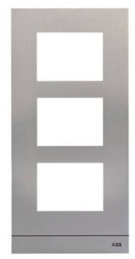 Рамка станции вызова, размер 1/3, серебристый, 51023CF-A