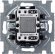 Выключатель 1-клавишный ABB BASIC55 с подсветкой, скрытый монтаж, слоновая кость, 2CKA001012A2156 в Екатеринбурге