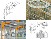 Монтаж консольных кранов